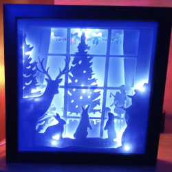 Magical Winterland - Snow Light Box